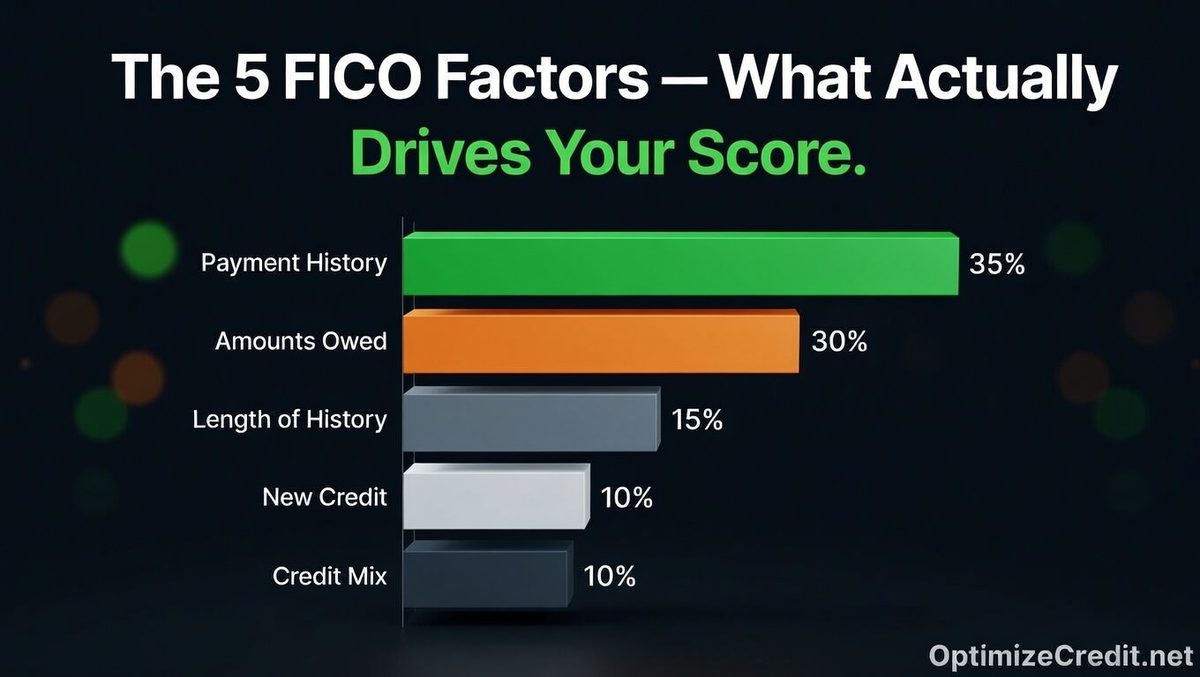 Map of the journey to a high FICO score, infographic - Free Credit Stock Photo