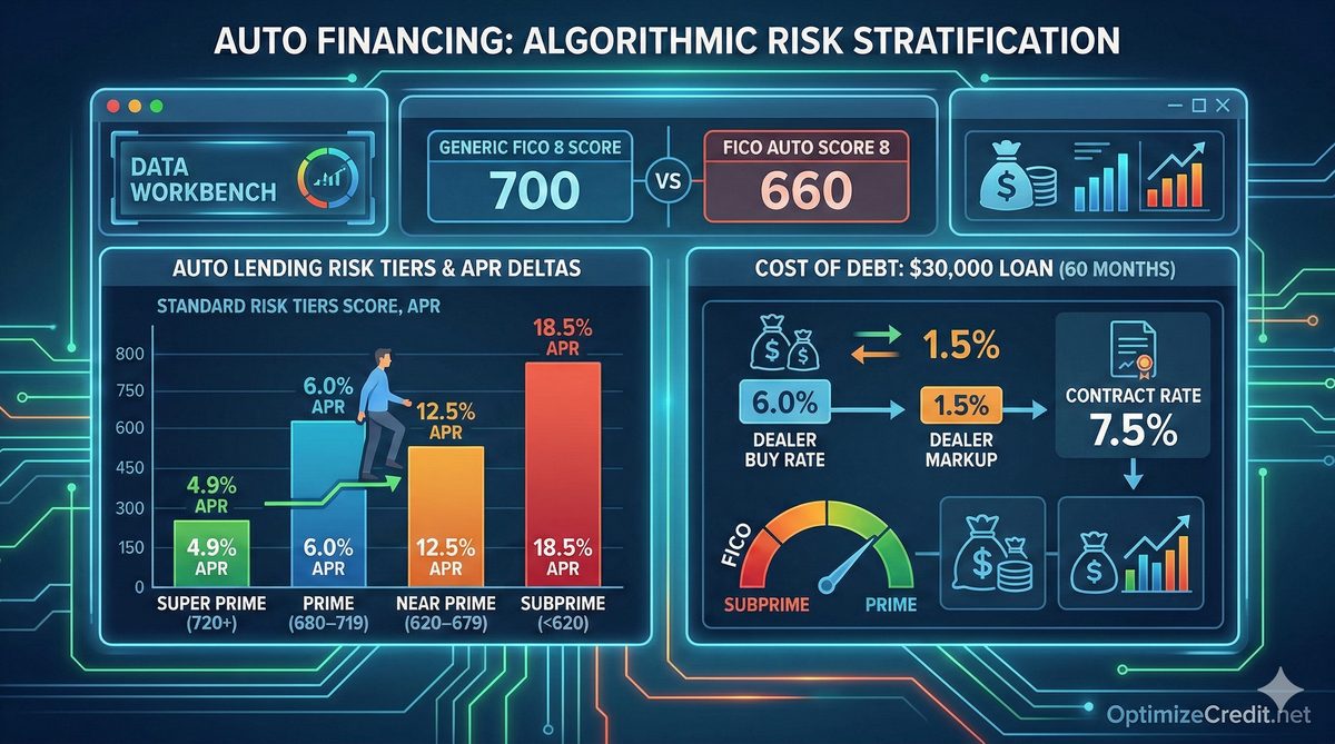Smart phone displaying a credit score monitoring app, 3D render - Free Credit Stock Photo