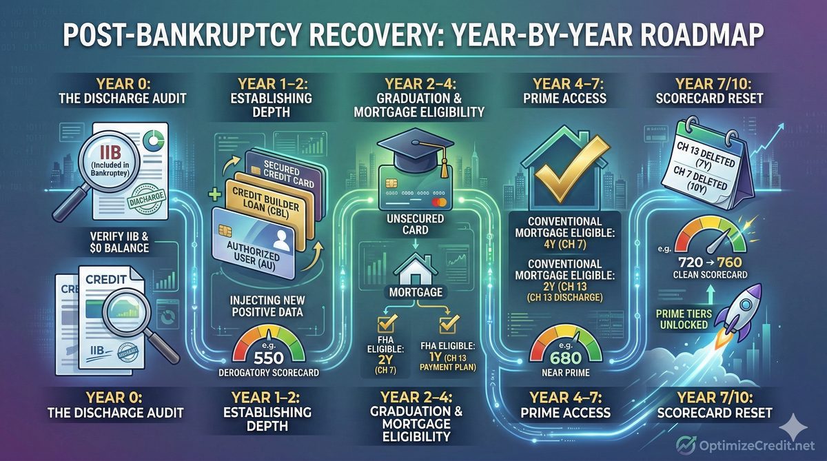Bank building with credit approval symbols, vector illustration - Free Credit Stock Photo