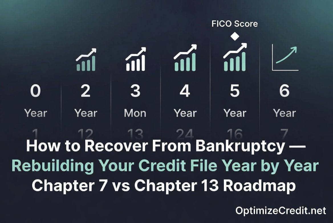 Interlocking rings of credit score factors, 3D render - Free Credit Stock Photo