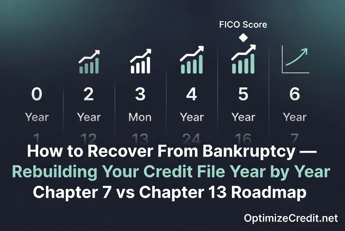 How to Recover From Bankruptcy — Rebuilding Your Credit File Year by Year