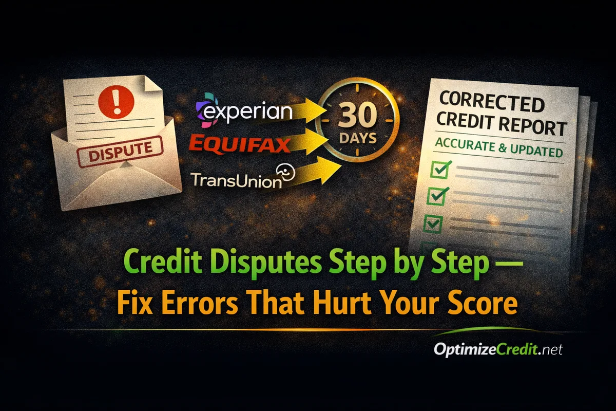 Step-by-step flowchart for disputing errors on your credit report