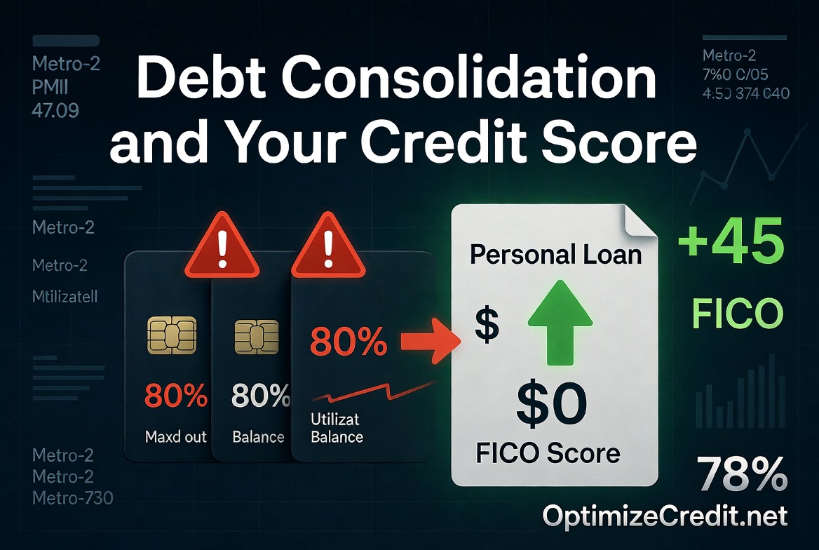 Debt Consolidation and Your Credit Score — What Actually Happens