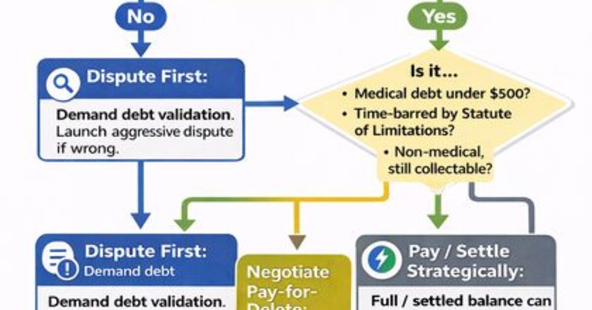 Scoring model comparison showing how FICO 8, FICO 9, and VantageScore treat paid collections