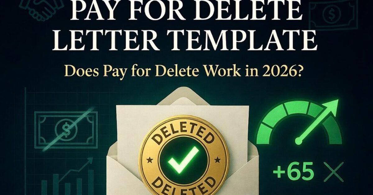 Pay-for-Delete Letter: Does It Still Work in 2026? infographic — OptimizeCredit.net