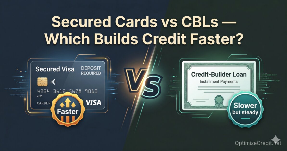 Secured Cards vs. Credit-Builder Loans — Which Actually Builds Credit Faster?