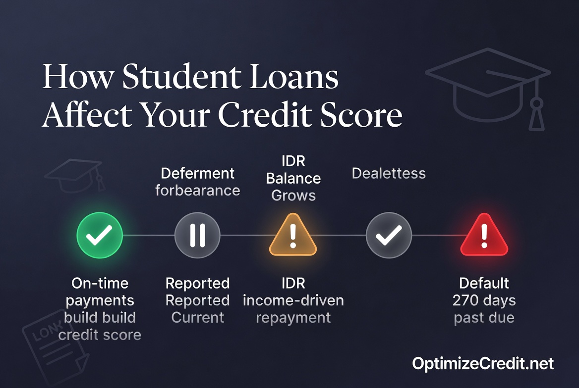How Student Loans Affect Your Credit Score — Payments, Deferment, and Forgiveness