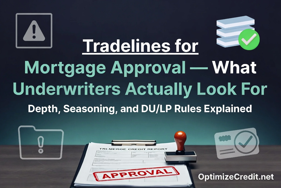 Tradelines for Mortgage Approval — What Underwriters Actually Look For