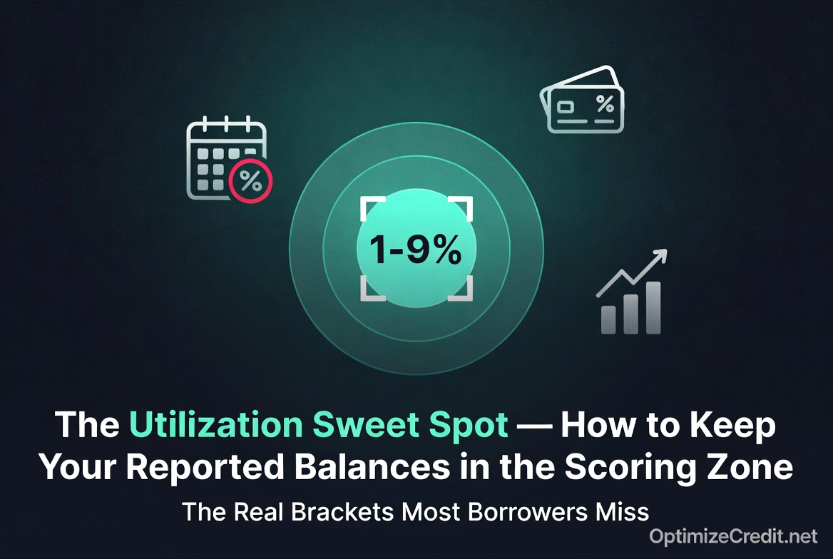 The Utilization Sweet Spot — How to Keep Your Reported Balances in the Scoring Zone