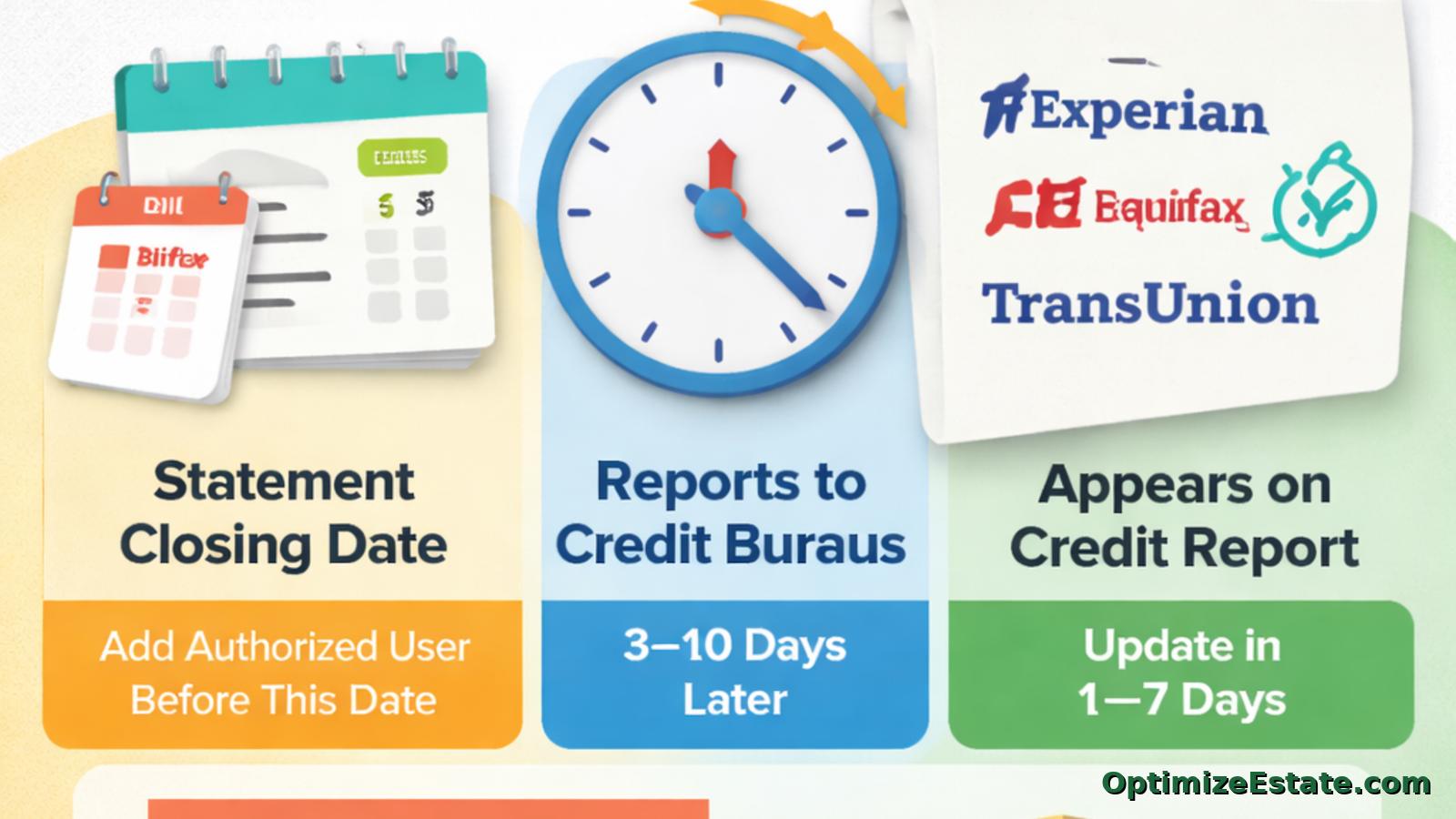 Authorized User Tradeline Reporting Timeline – When Tradelines Appear on Credit Reports